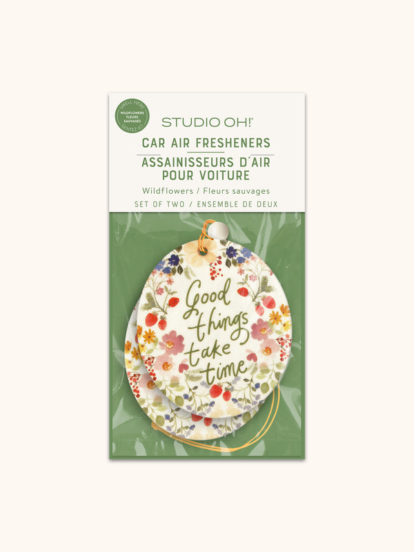 studio oh Good Things Car Air Freshener