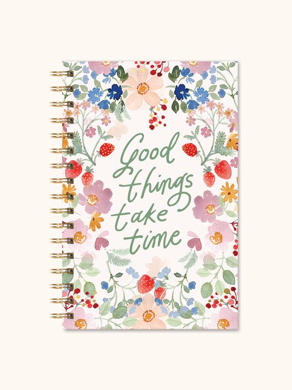 studio oh Good Things Medium Spiral Notebook