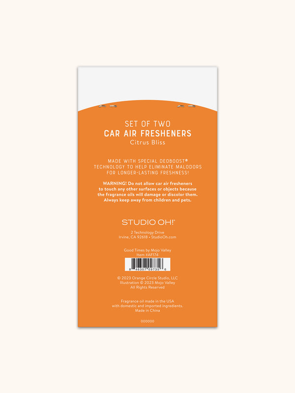 Studio Oh Good Times Car Air Freshener