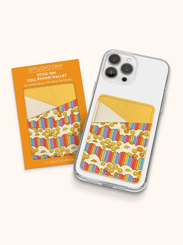 Studio Oh Good Times Stick-On Cell Phone Wallet