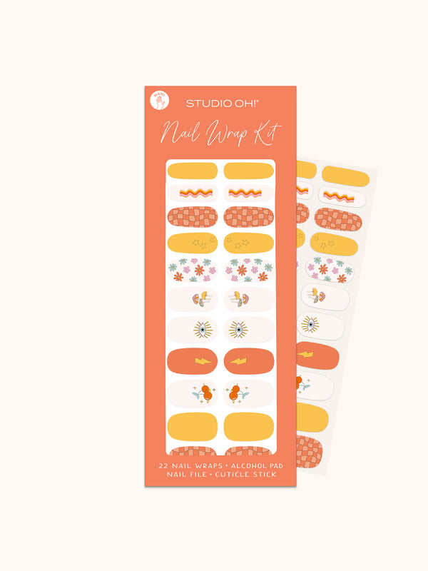 Studio Oh Groovy Girls Mani Nail Wrap Kit