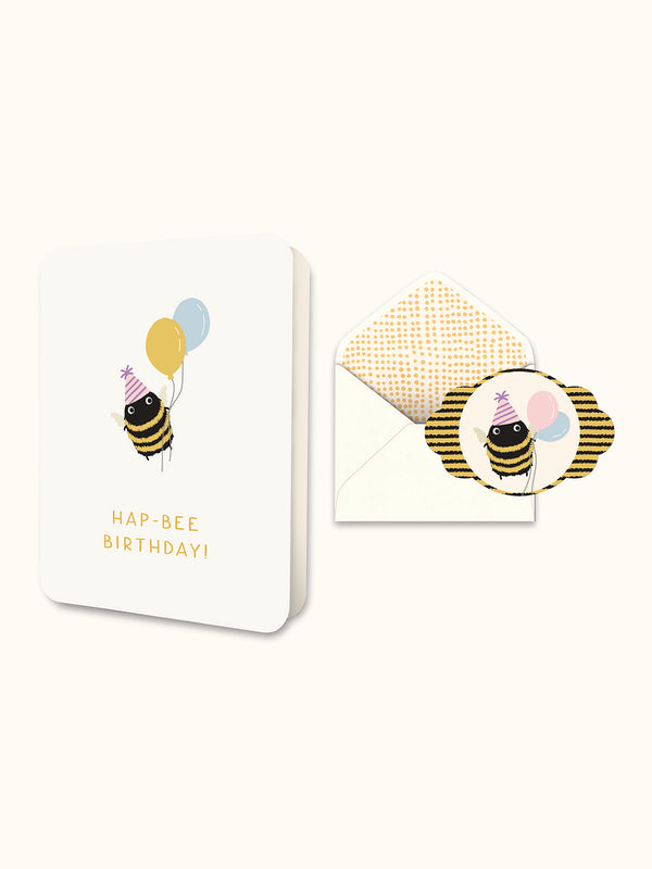 studio oh Hap-Bee Birthday Deluxe Greeting Card