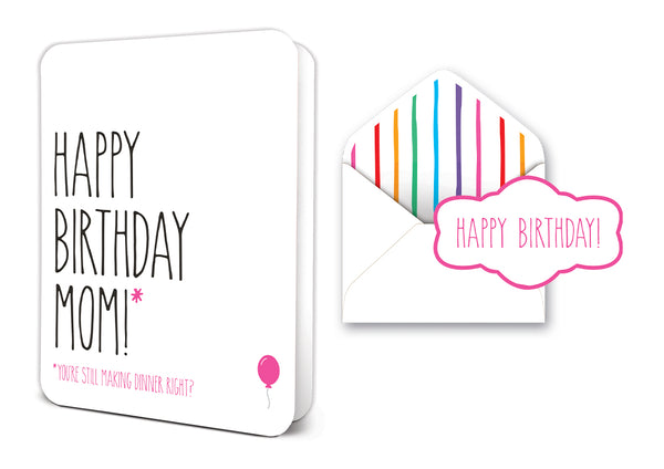 studio oh Happy Birthday Mom Deluxe Greeting Card