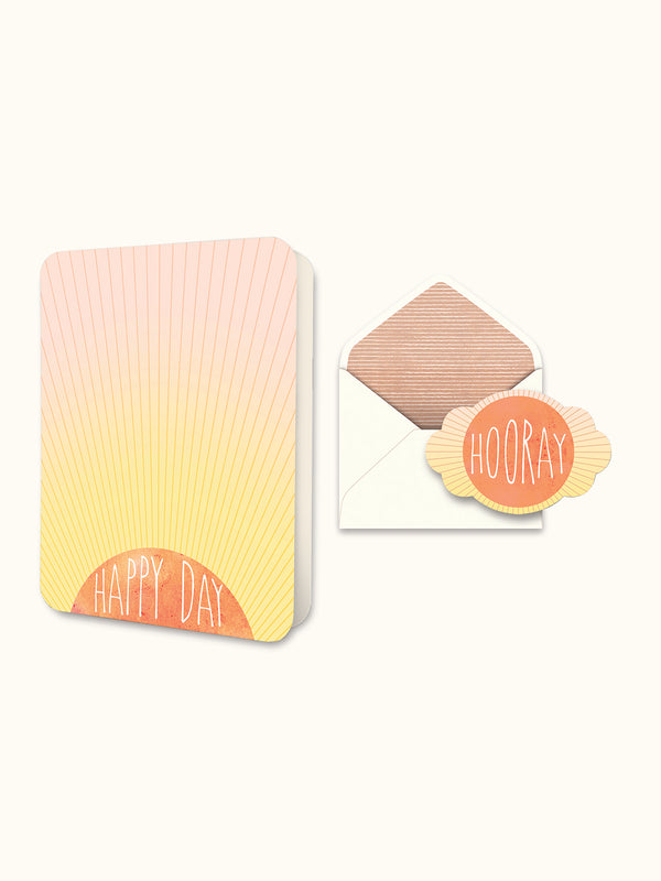 studio oh Happy Day Deluxe Greeting Card