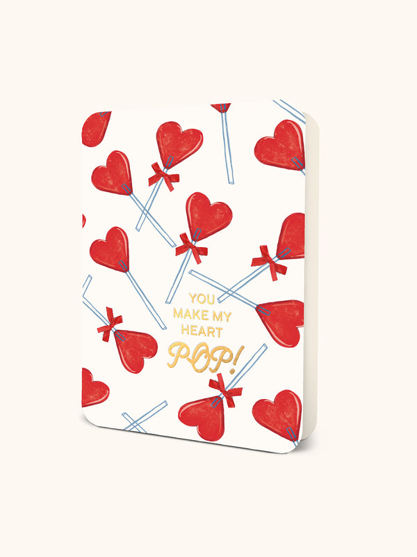 studio oh Heart Lollipops Deluxe Greeting Card