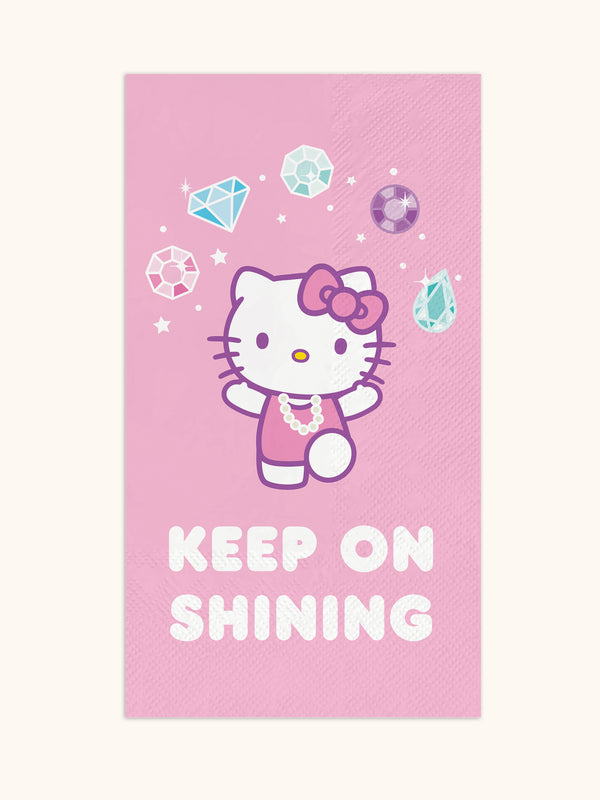 studio oh Hello Kitty Bejeweled Guest Towels