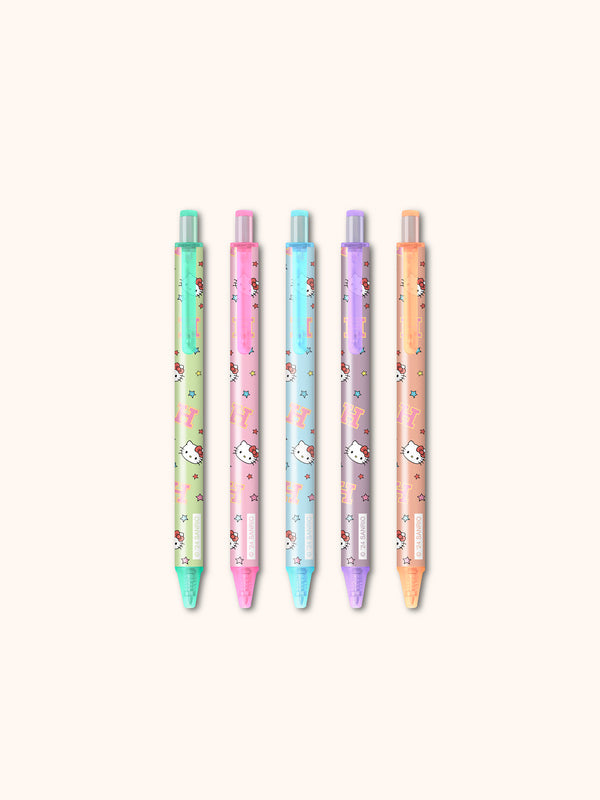 studio oh Hello Kitty College Letters Gel Pens