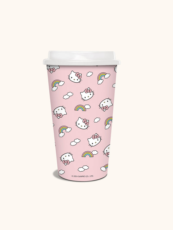 Studio Oh Hello Kitty Rainbow Skies Paper Hot Cups
