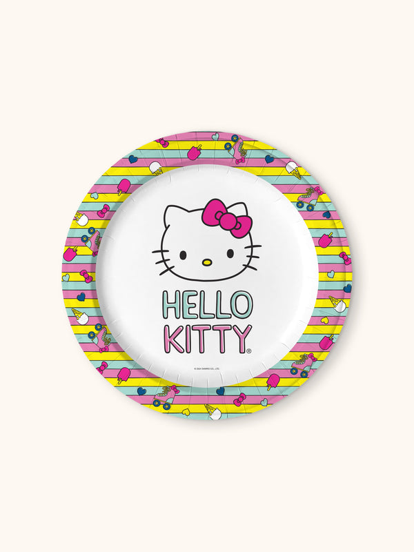 studio oh Hello Kitty Retro Rainbow Dessert Plates