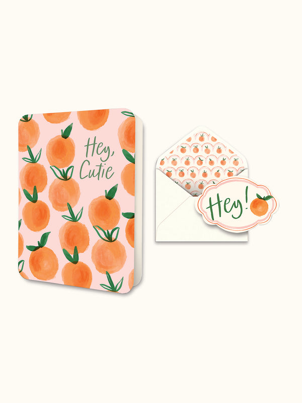 studio oh Hey Cutie Deluxe Greeting Card