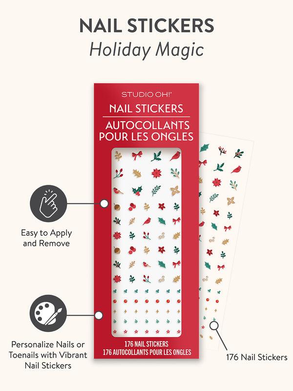 Studio Oh Holiday Magic Christmas Nail Stickers