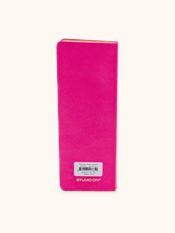 Studio Oh Hot Pink Password Jotter Journal
