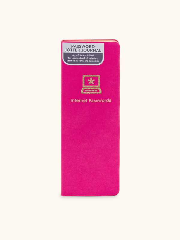 studio oh Hot Pink Password Jotter Journal