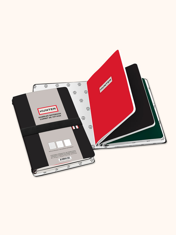 studio oh Hunter Black Rambler Refillable Notebook