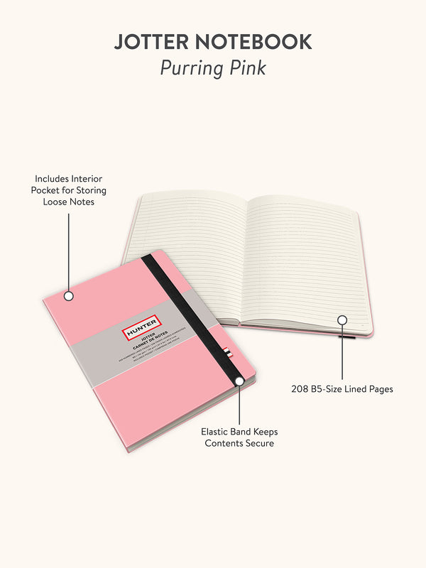 Studio Oh Hunter Purring Pink Jotter