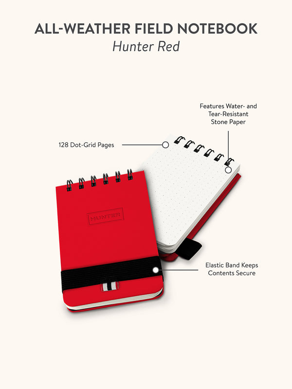 Studio Oh Hunter Red All-Weather Field Book