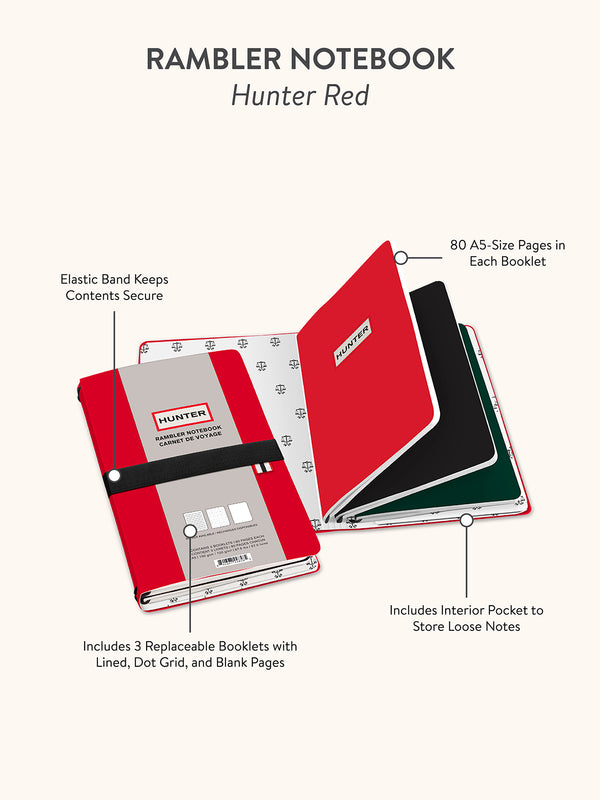 Studio Oh Hunter Red Rambler Refillable Notebook