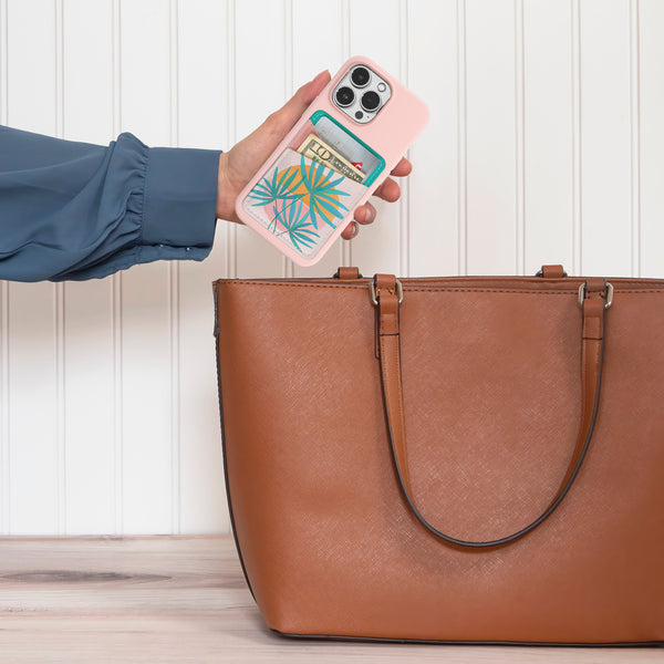 Studio Oh Island Sunset Stick-On Cell Phone Wallet