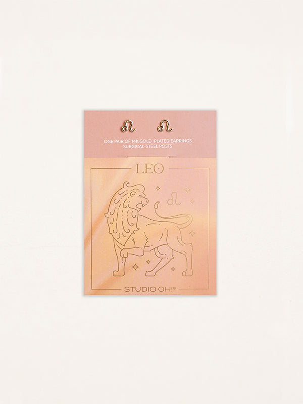 Studio Oh Leo Zodiac Earrings