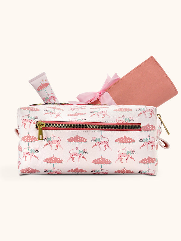 Studio Oh Leopard On Parade Cosmetic Loaf Pouch