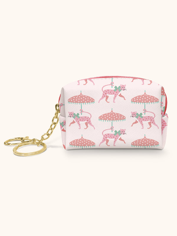 Studio Oh Leopard On Parade Key Chain Pouch
