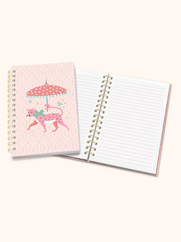 Studio Oh Leopard On Parade Medium Spiral Notebook