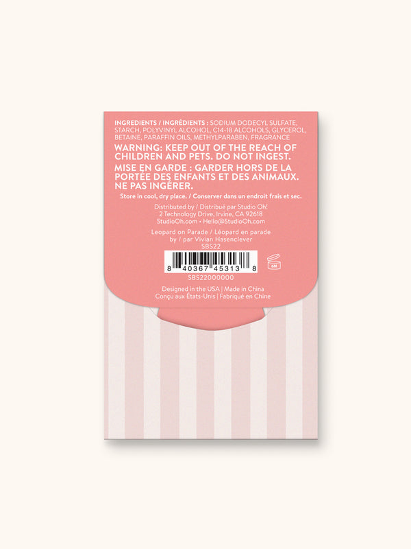 Studio Oh Leopard On Parade Single-Use Soap Sheets