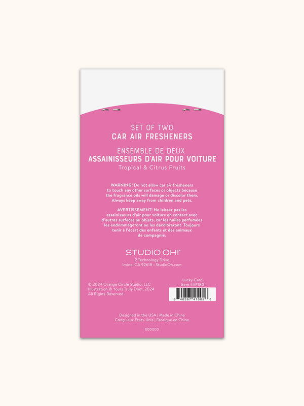 Studio Oh Lucky Card Air Freshener