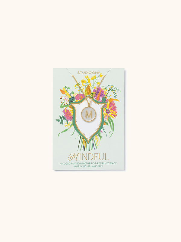 Studio Oh Mindful - Monogram Necklace