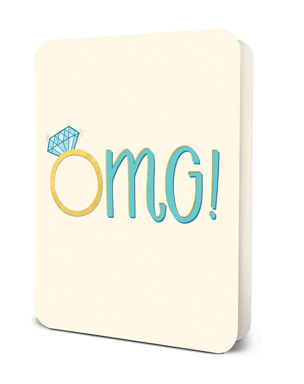 studio oh OMG Deluxe Greeting Card