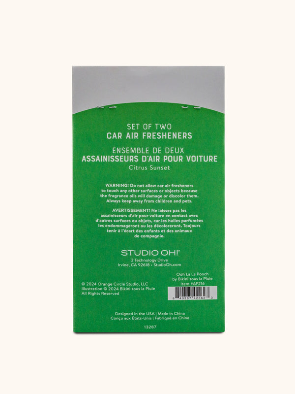 Studio Oh Ooh La La Pooch Car Air Fresheners