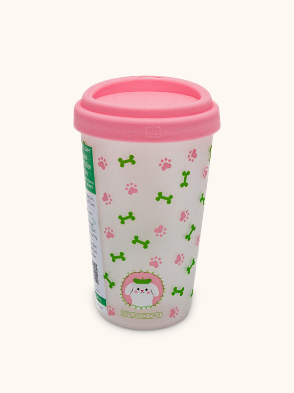 Studio Oh Ooh La La Pooch Glass Coffee Tumbler