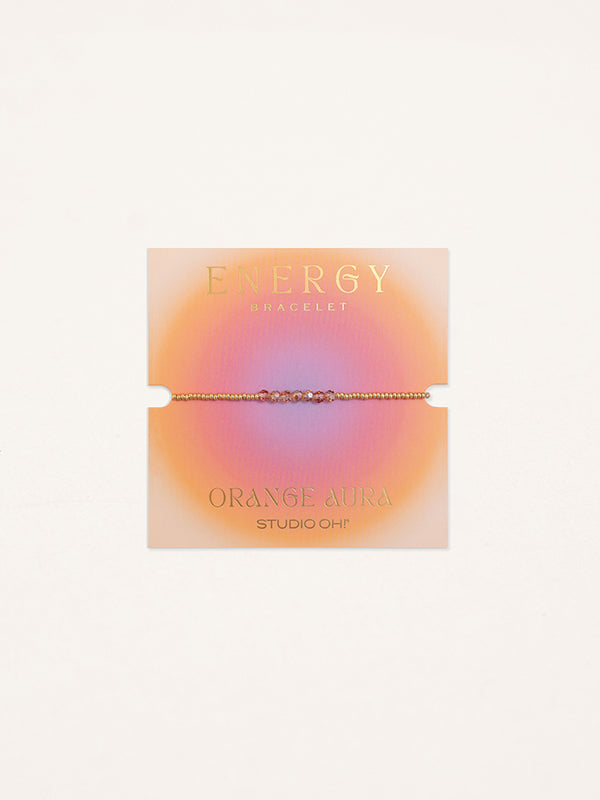 studio oh Orange Aura Energy Bracelet