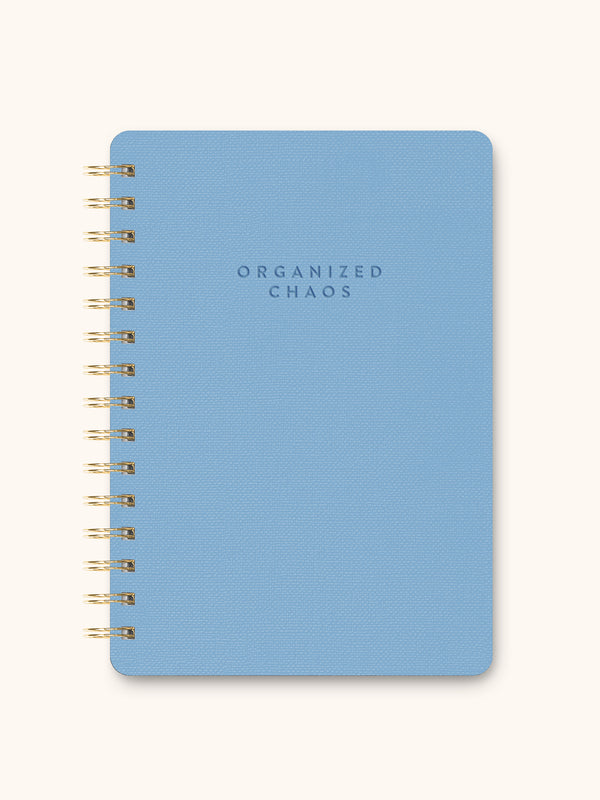 studio oh Organized Chaos (Sky Blue) Agatha Notebook