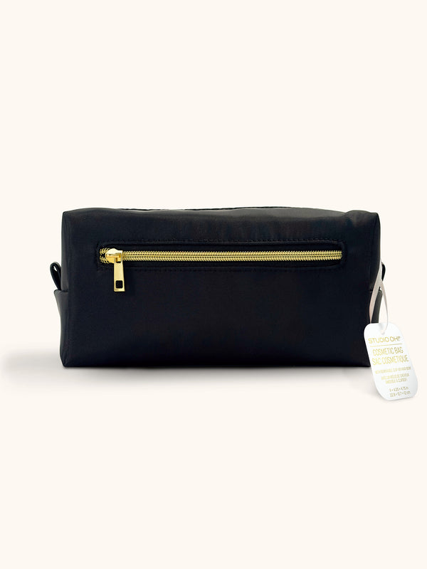 Studio Oh Palazzo Black Louise Bow Cosmetic Bag