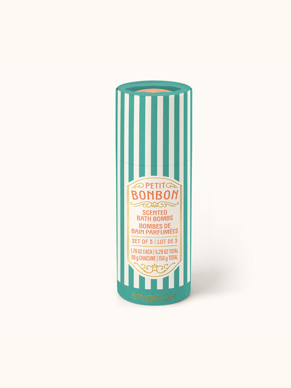 studio oh Petit Bon Bon Dreamy Teal Bath Bombs