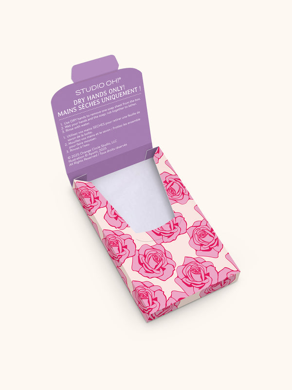 Studio Oh Petite Rose Single-Use Soap Sheets