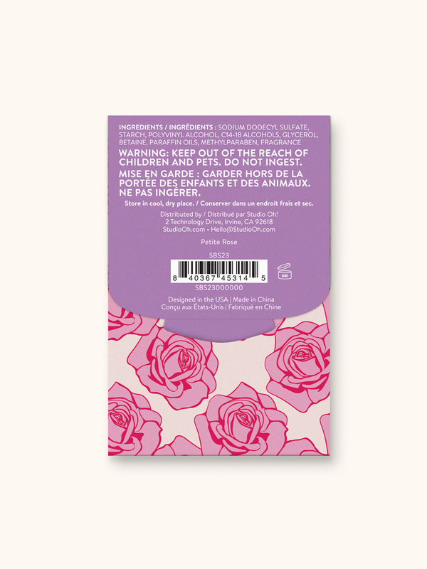 Studio Oh Petite Rose Single-Use Soap Sheets