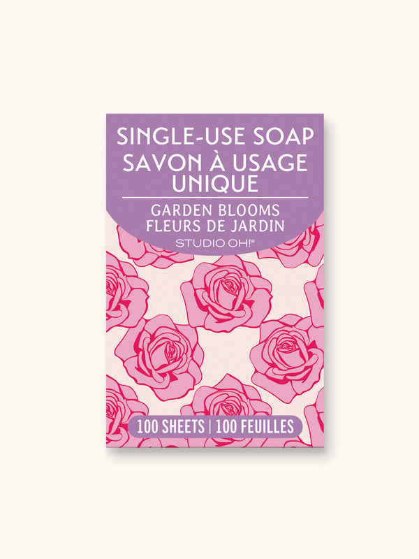 studio oh Petite Rose Single-Use Soap Sheets