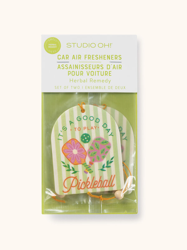 studio oh Pickleball Rally Car Air Freshener