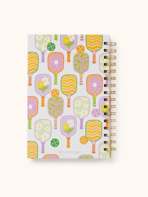 Studio Oh Pickleball Rally Medium Spiral Notebook