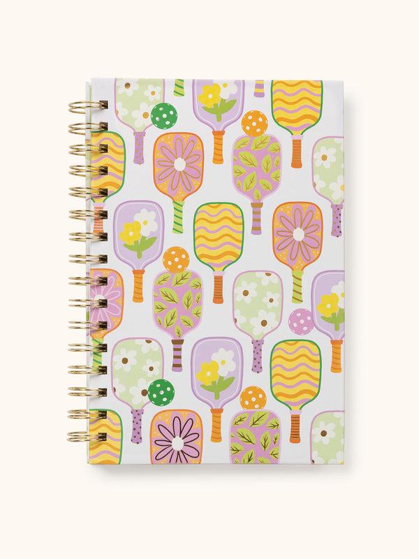 studio oh Pickleball Rally Medium Spiral Notebook