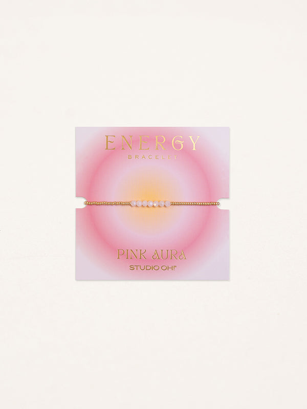 studio oh Pink Aura Energy Bracelet