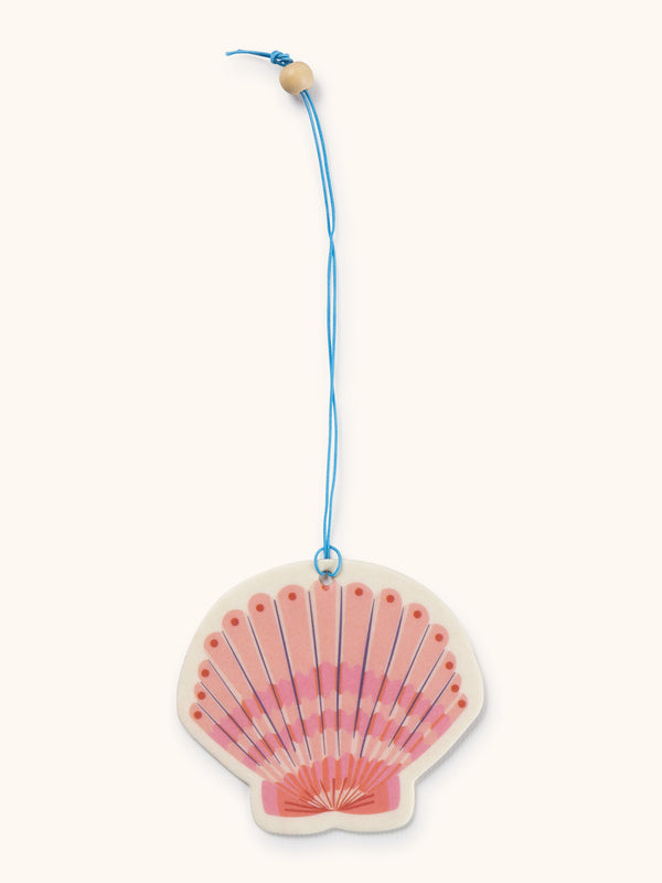 Studio Oh Pink Seashell Car Air Freshener