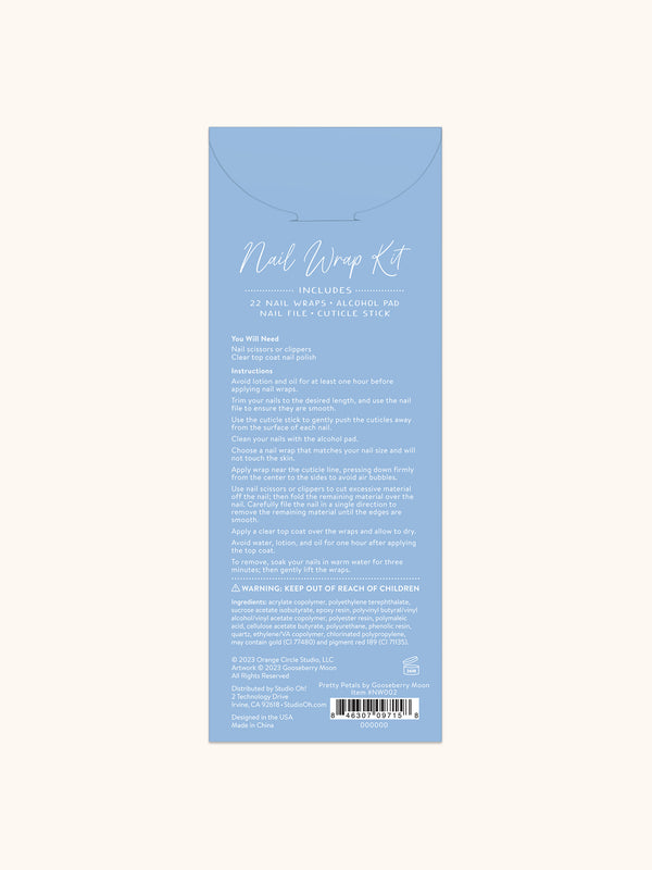 Studio Oh Pretty Petals Nail Wrap Kit