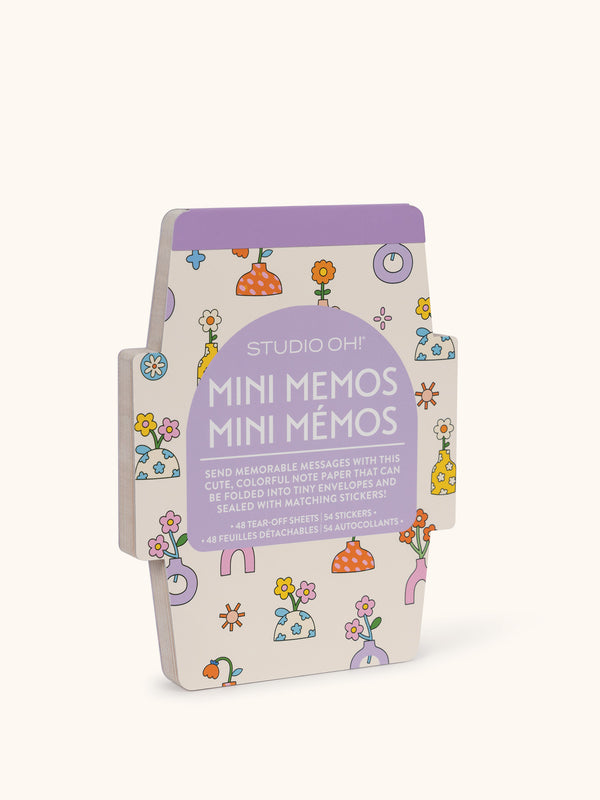 Studio Oh Pretty Posies Mini Memos With Stickers