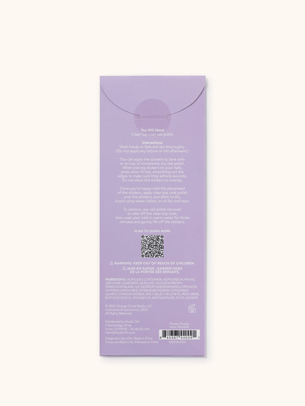 Studio Oh Pretty Posies Nail Stickers