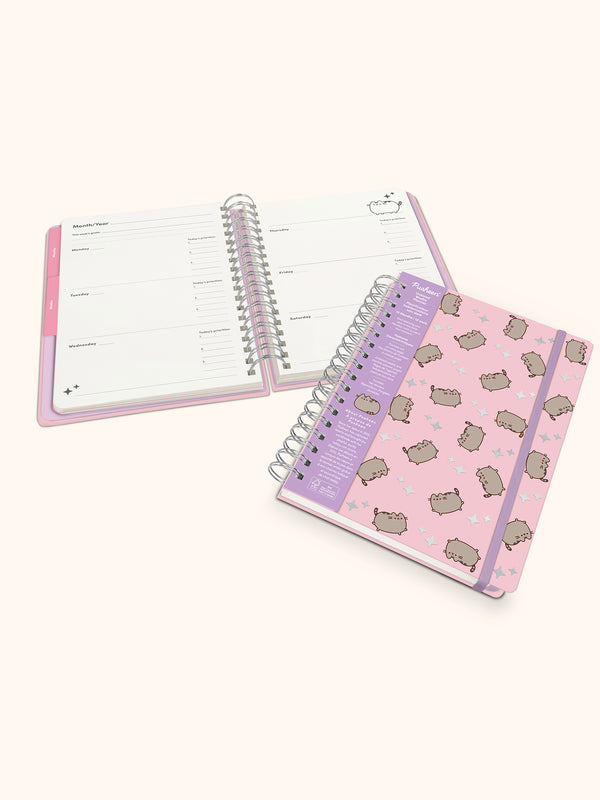 Studio Oh Pusheen Sparkles Undated Tri-Tab Planner