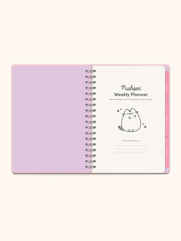 Studio Oh Pusheen Sparkles Undated Tri-Tab Planner