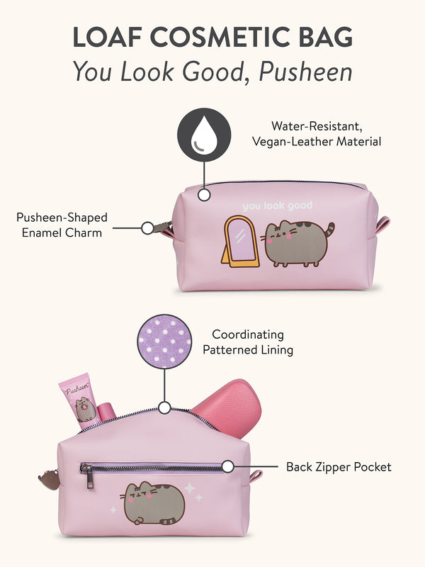 Studio Oh Pusheen You Look Good Loaf Cosmetic Bag